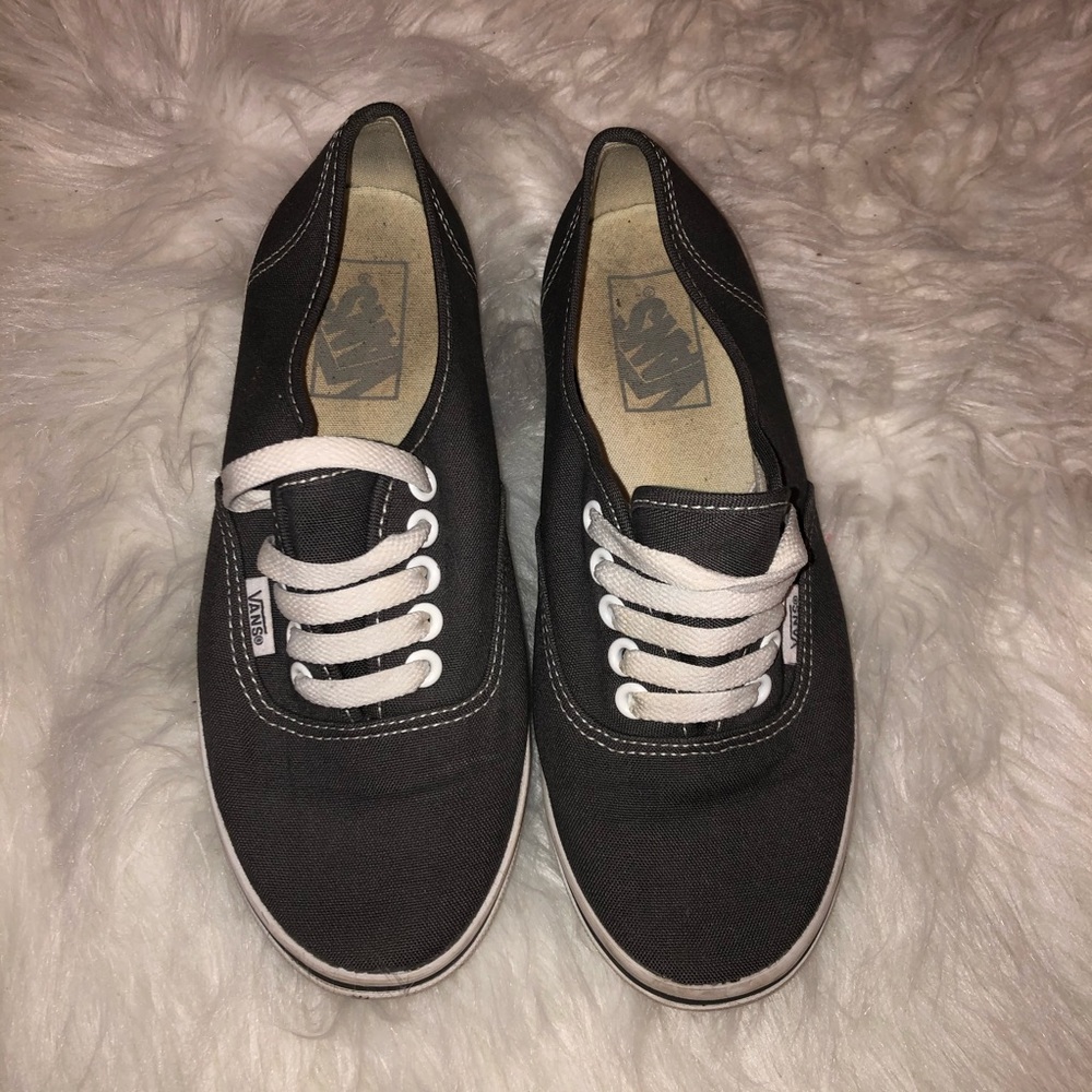Charcoal Gray Vans